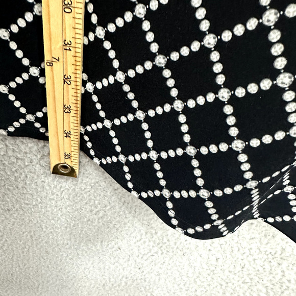 White House Black Market Shift Dress Womens Medium Geometric Diamond Boho Artsy‎ - Picture 6 of 7